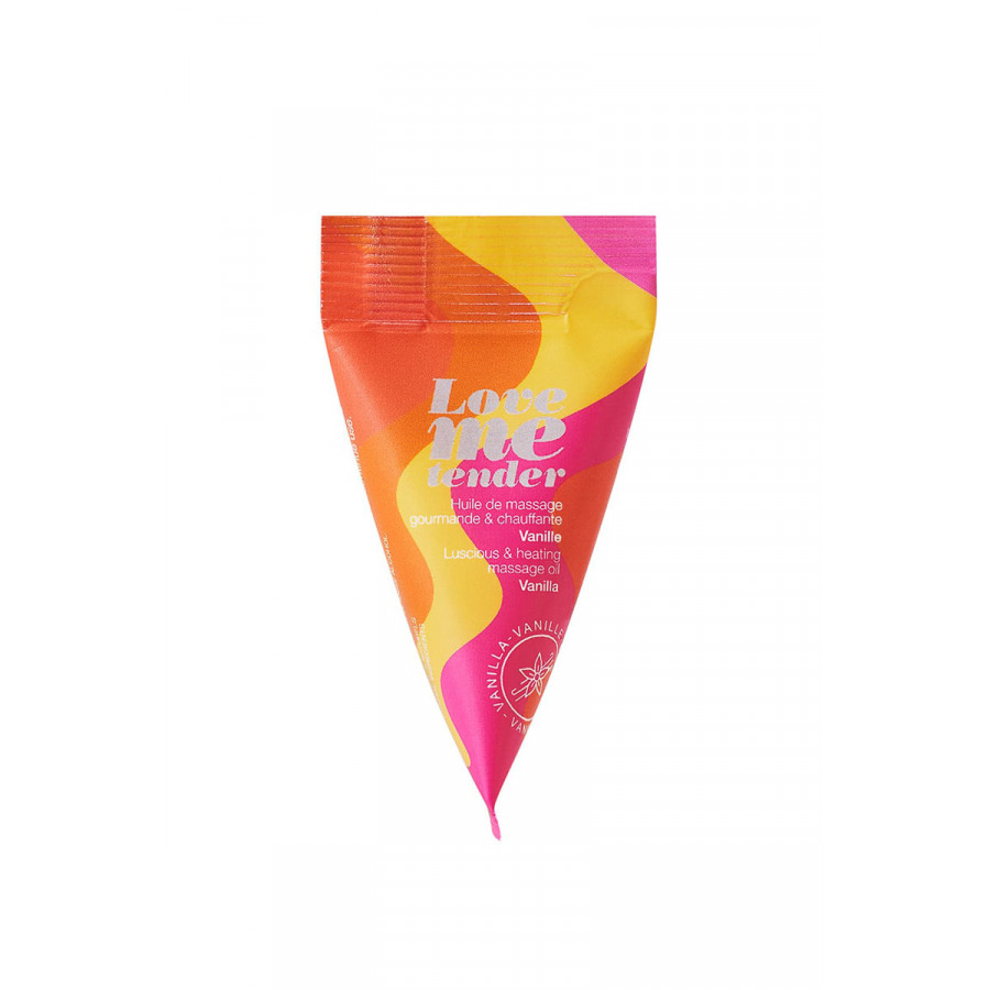 Huile de massage comestible vanille – douceur & sensualité