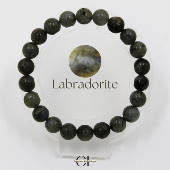Bracelet en Pierre Naturelle Labradorite AB 8-9mm pas cher