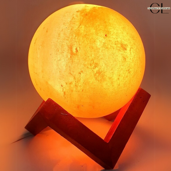 Lampe de sel d'Himalaya Sphère 3KG Pas Cher | Livraison Rapide