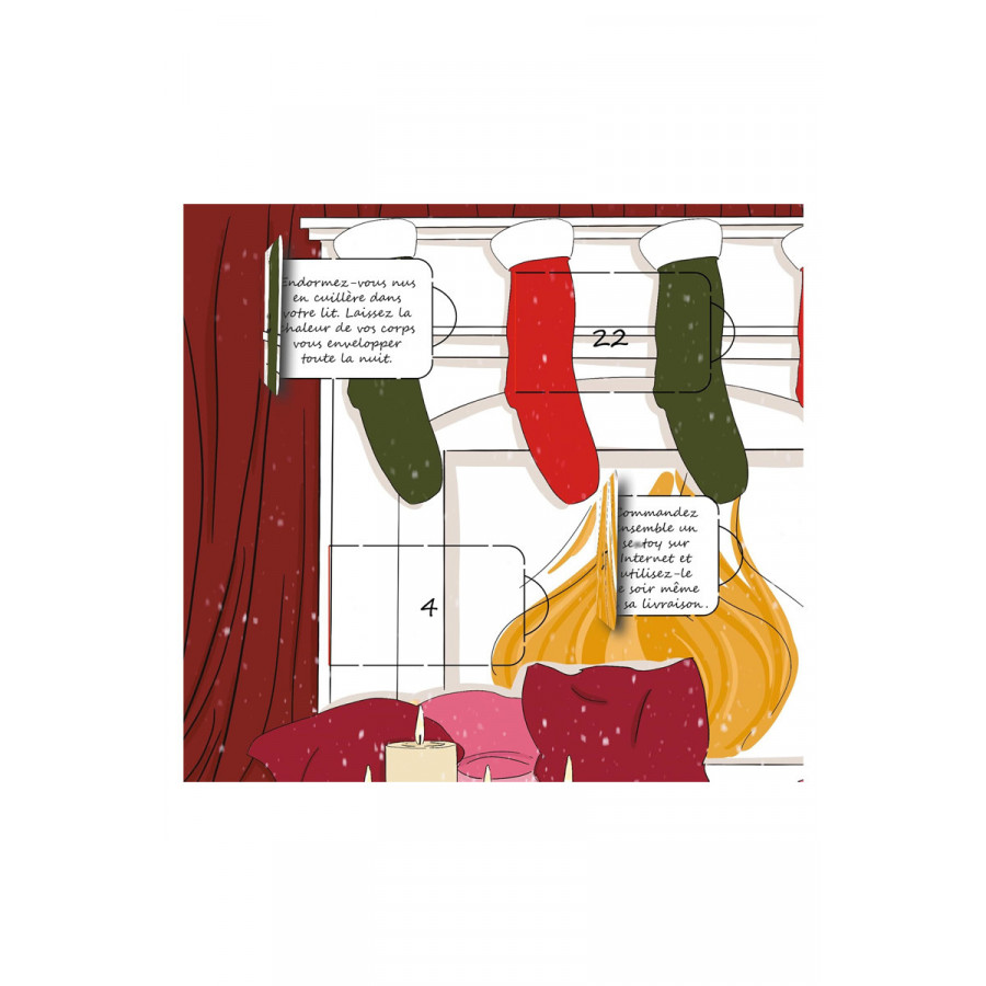 Calendrier de l'Avent Spécial Couple - Carta Sutra Pas Cher | Paiement 100% sécurisé