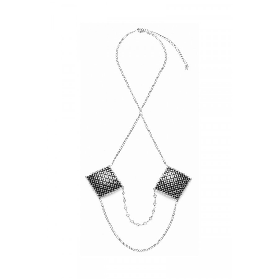 Caches Tétons avec Chainette de Cou - Cotelli Accessoire Pas Cher | 100% sécurisé | Livraison Rapide