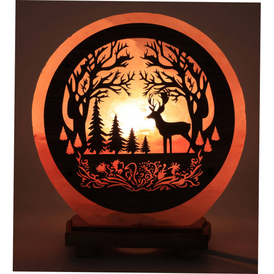 Lampe de Sel Cerf en Forêt 5KG Pas Cher