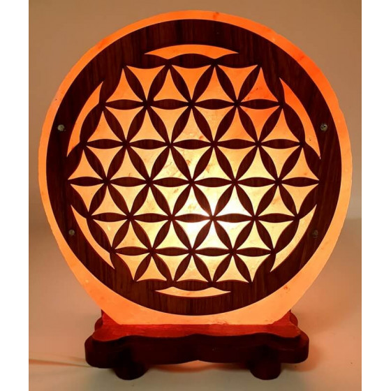 Lampe de Sel Fleur de Vie Bis 5KG Pas Cher