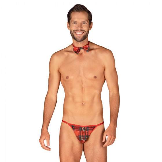 Mr Merrilo - String et nœud papillon Rouge Pas Cher