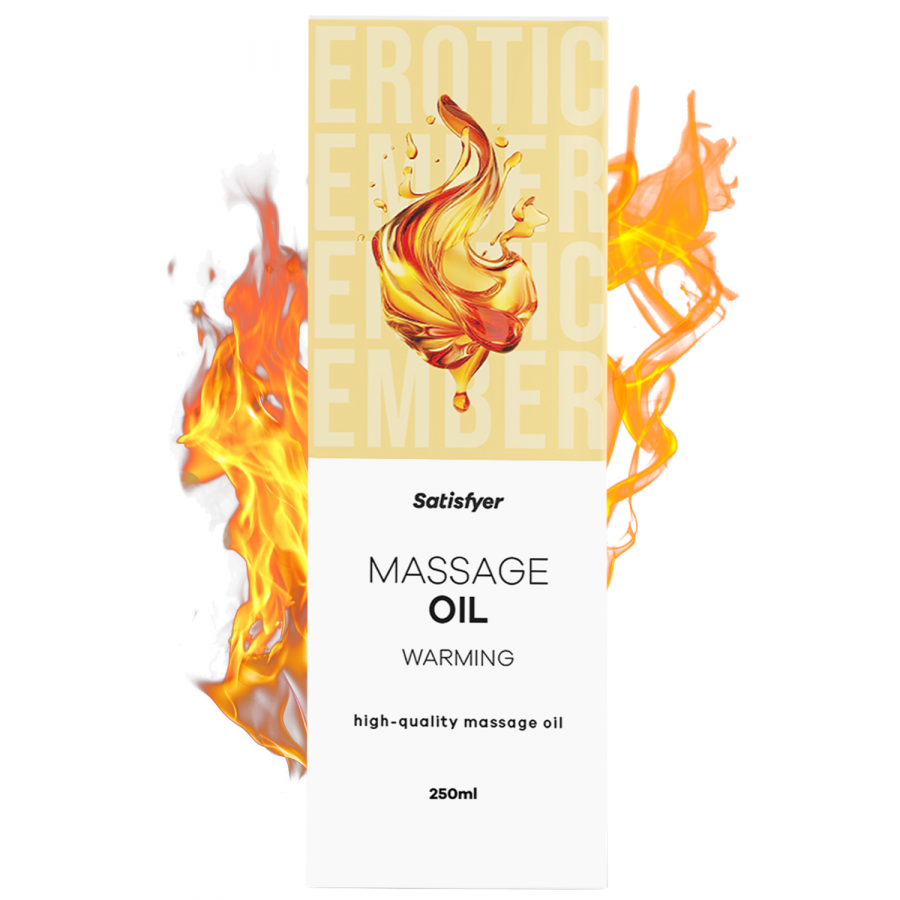 Huile de massage chauffante 250 ml – Satisfyer