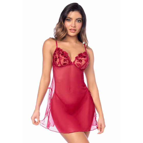 Babydoll Mapalé romantique avec string Pas Cher