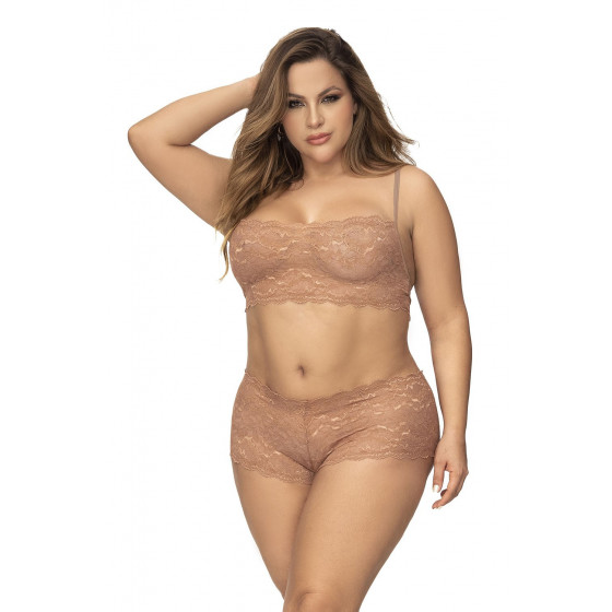 Ensemble 2 pièces en dentelle grande taille Pas Cher