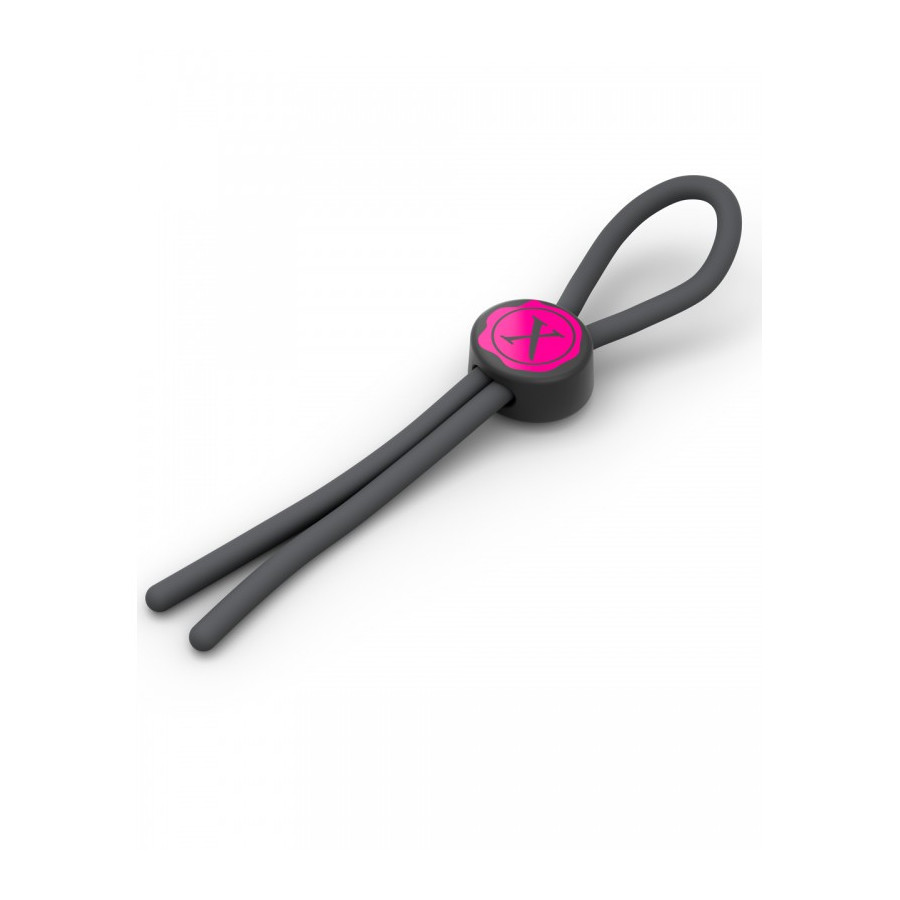 Cockring Lasso Ajustable - Noir