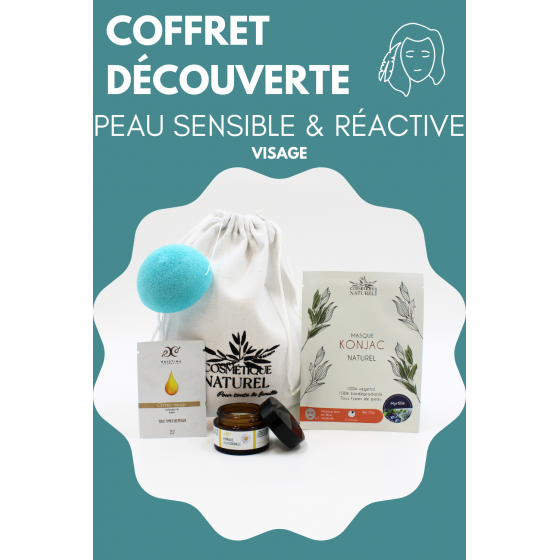 Coffret découverte - VISAGE - Peau sensible et réactive Pas Cher