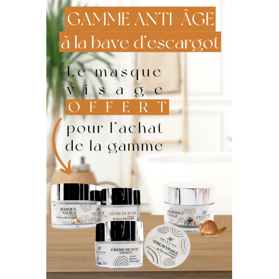 Une Gamme complète anti-âge - à la bave d'escargot 100% naturelle Pas Cher