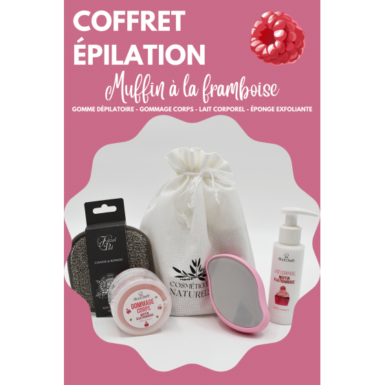 Un Coffret épilation - Muffin à la framboise Pas Cher