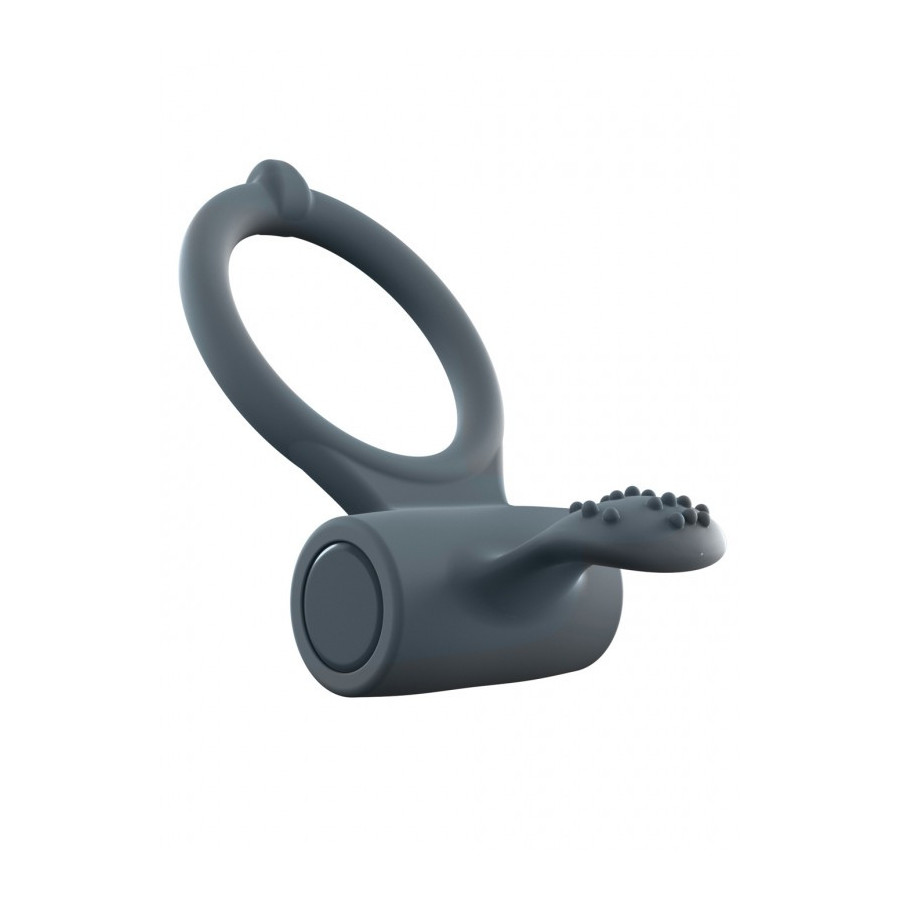 Cockring Vibrant Power Clit + Noir - Ma Boutique en Folie