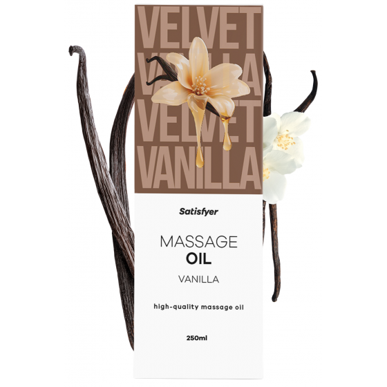 Huile de Massage Vanille 250 ml – Satisfyer | Sensualité & Glisse Soigneuse