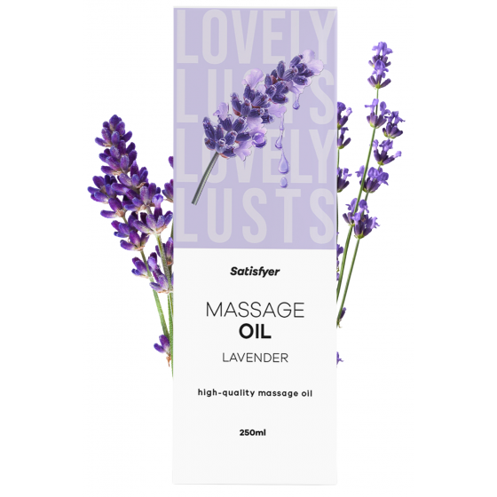 Huile de Massage Lavande 250 ml – Satisfyer | Relaxation & Senteur Apaisante