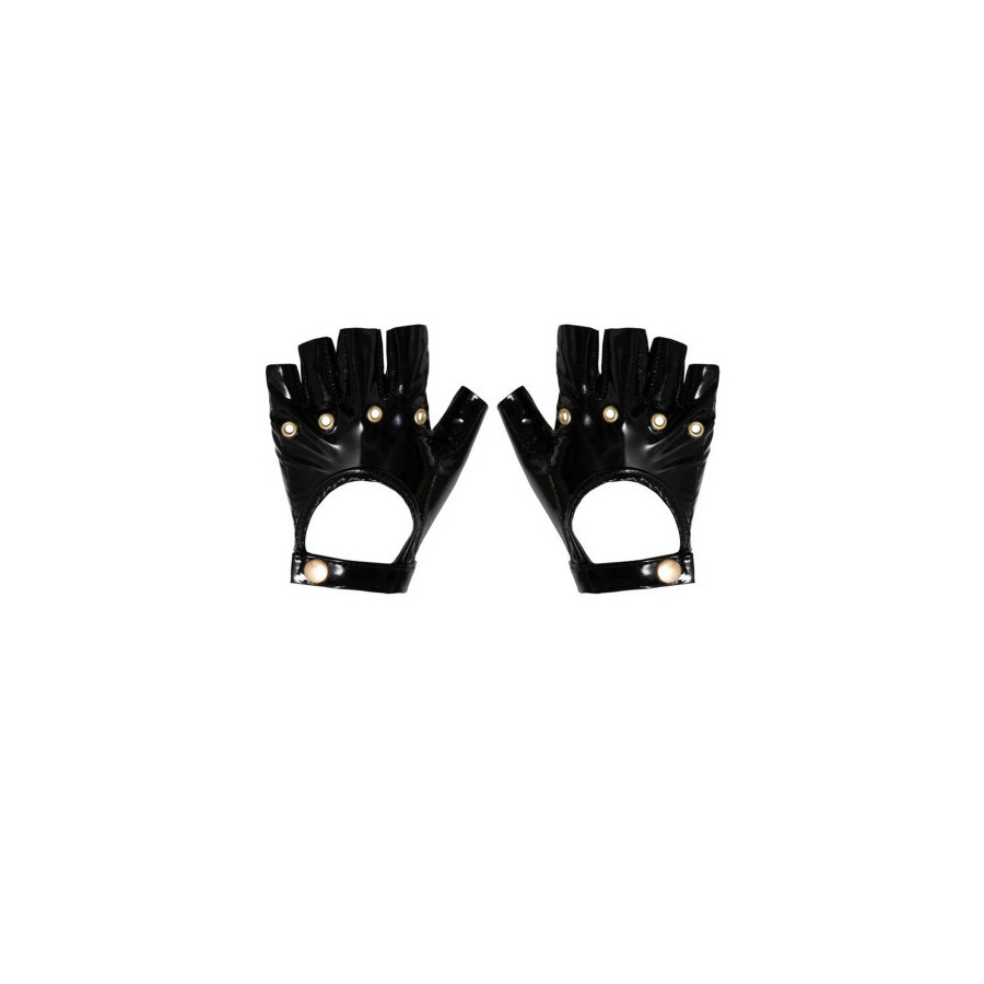 Gants sans doigts en PVC – Accessoire sexy & fashion
