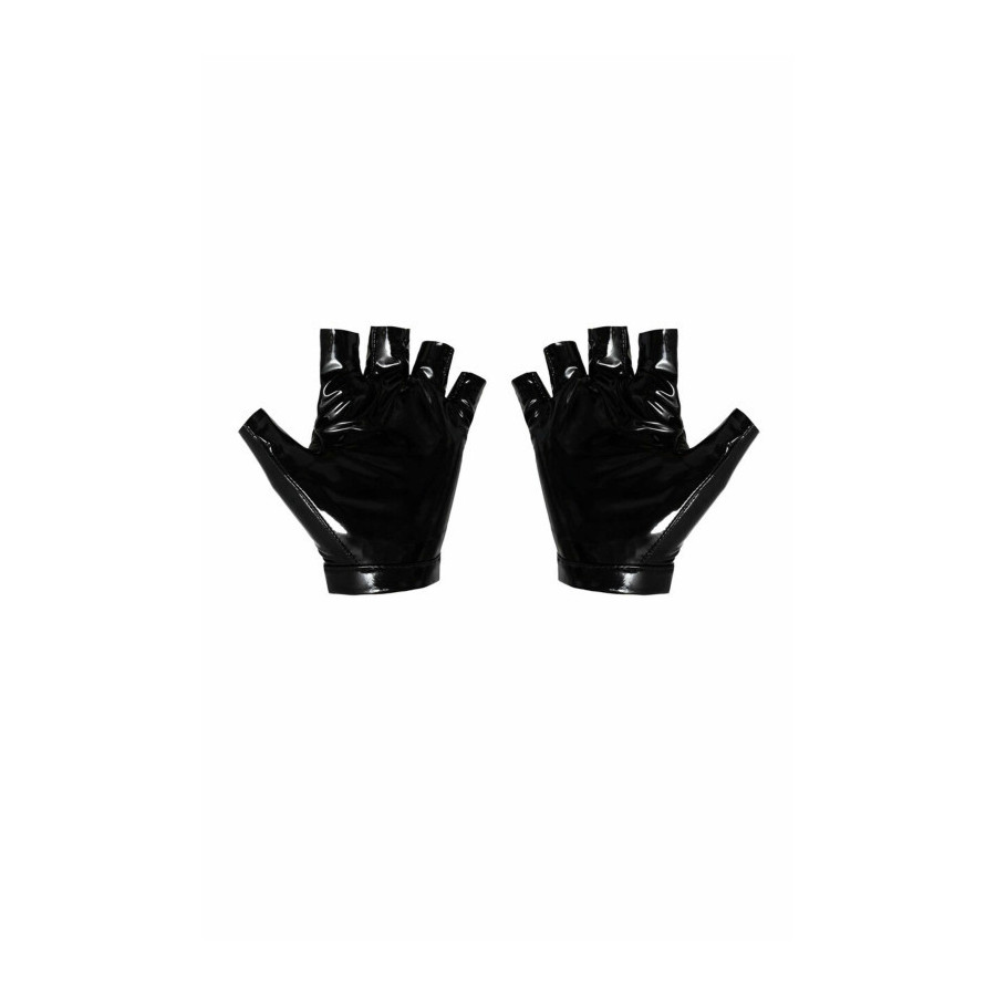 Gants sans doigts en PVC – Accessoire sexy & fashion