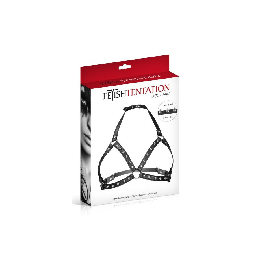 Harnais Poitrine à Pointes Fetish Tentation