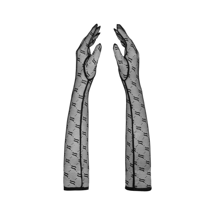 Gants Obsessivia noirs – Accessoire lingerie sensuel Obsessive