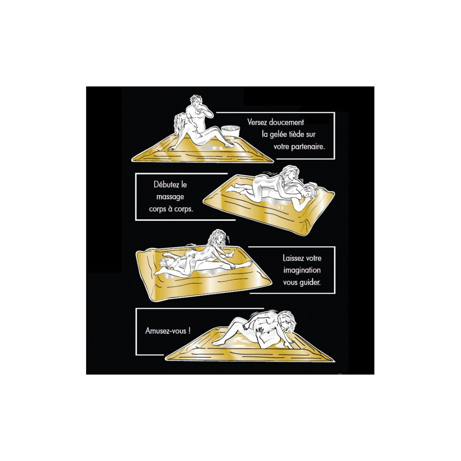 Huile & crème de massage oriental vin pétillant à la fraise – Massage sensuel & Corps à Corps