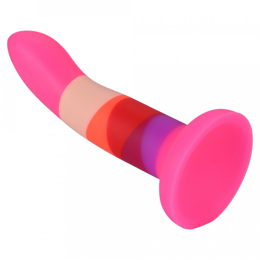 Gode Ventouse 6 Couleurs Rose – Silicone Hypoallergénique