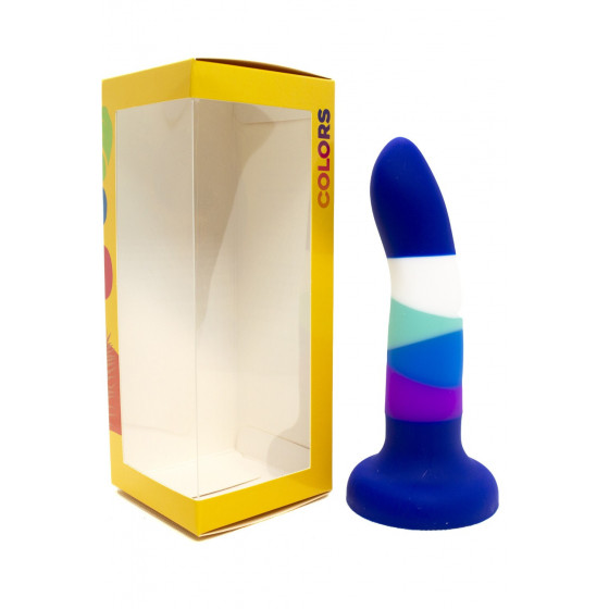 Gode Ventouse 6 Couleurs Bleu – Silicone Hypoallergénique