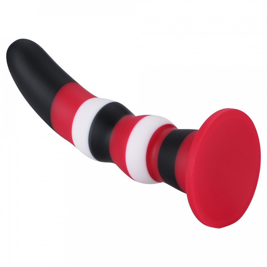 Gode ventouse 3 couleurs – Silicone hypoallergénique multicolore pour plaisir intime