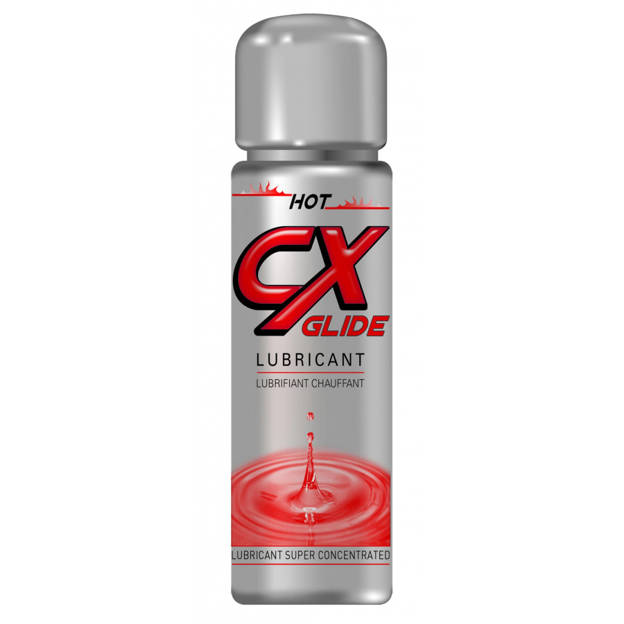 Lubrifiant chauffant à base d’eau 100 ml CX Glide – Sensation intense