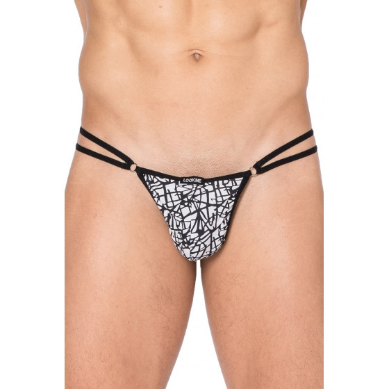 Mini string imprimé blanc et noir New Look