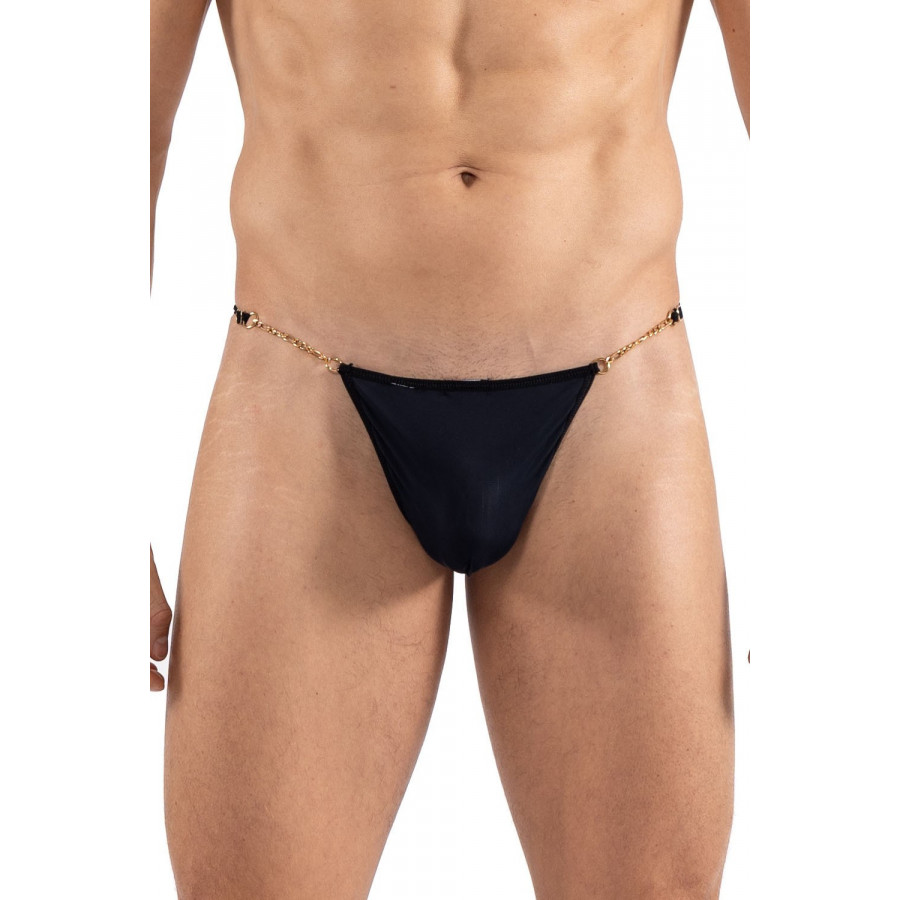 String Homme Noir Sensual – LM2499-01BLK | Lingerie Sexy Homme