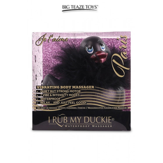 Mini Canard Vibrant Duckie Paris – Noir | Ma Boutique en Folie
