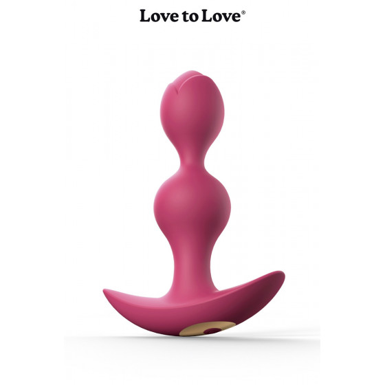 Plug anal vibrant Twinny Bud prune - Ma Boutique en Folie