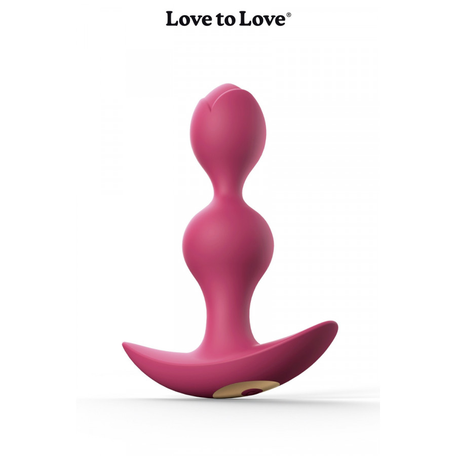 Plug anal vibrant Twinny Bud prune - Ma Boutique en Folie