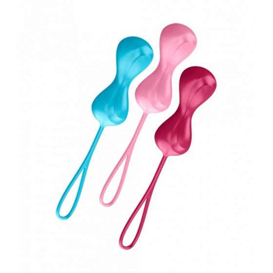 Set de 3 boules de Geisha effet vibrante Power Balls Satisfyer