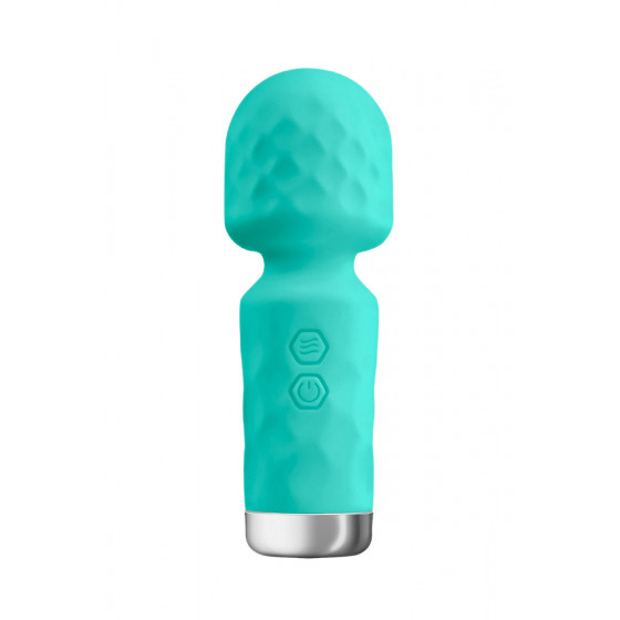Mini vibromasseur King Wand vert - Ma Boutique en Folie