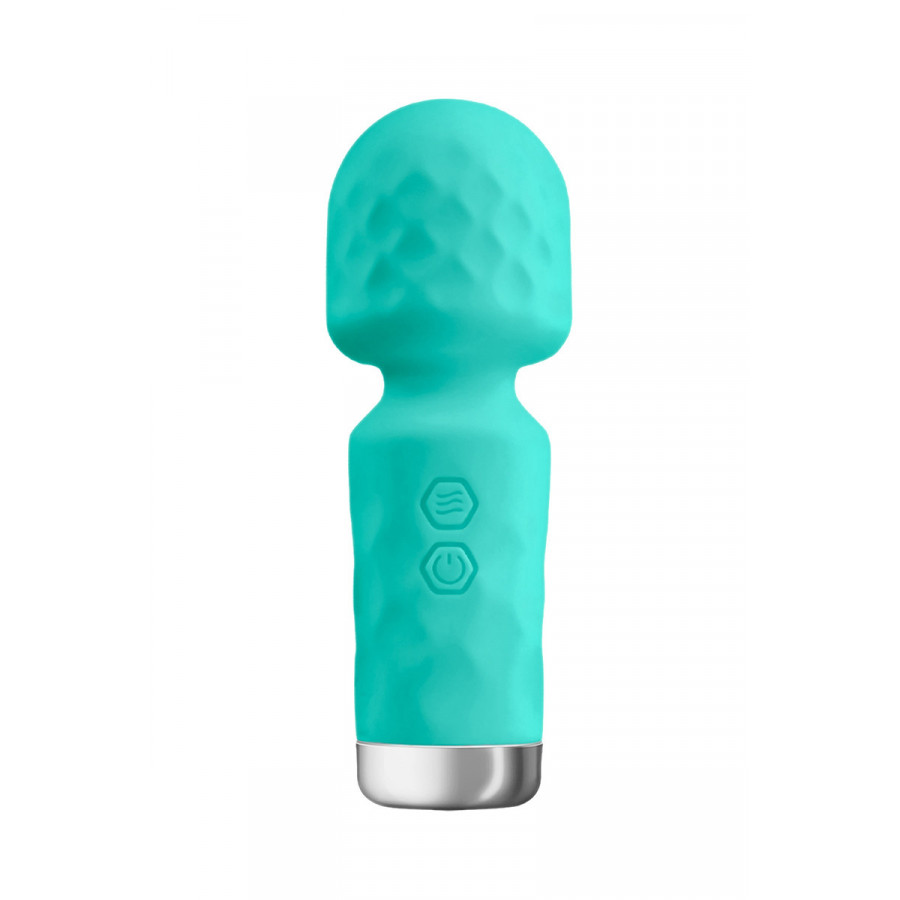 Mini vibromasseur King Wand vert - Ma Boutique en Folie