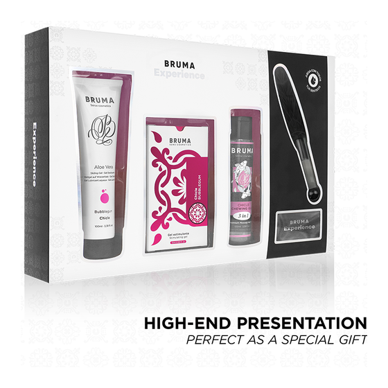 Bruma Xperience Kit Tentation Gomme Sucre – Coffret sensuel avec amplificateur d’orgasme