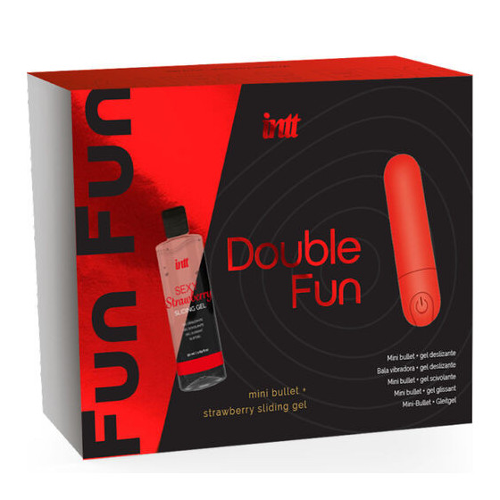INTT Releases Kit Double Fun – Vibrateur bullet & gel stimulant à la fraise