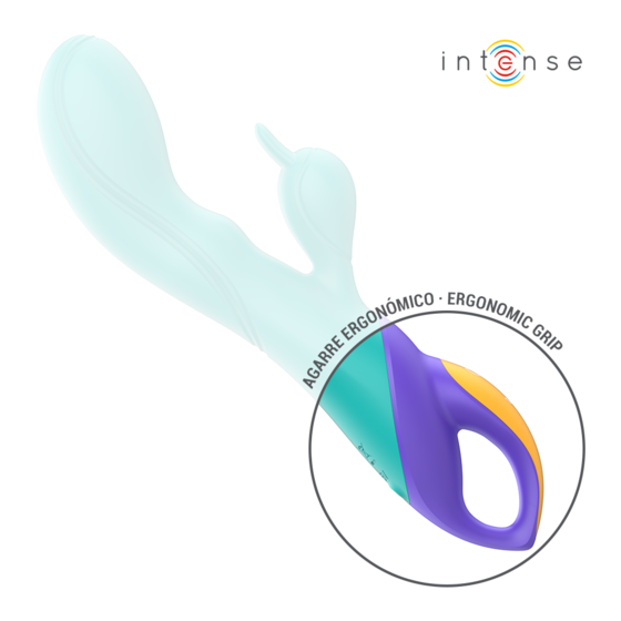 Intense Fred – Vibrateur Rabbit Bleu Rechargeable pour Double Stimulation