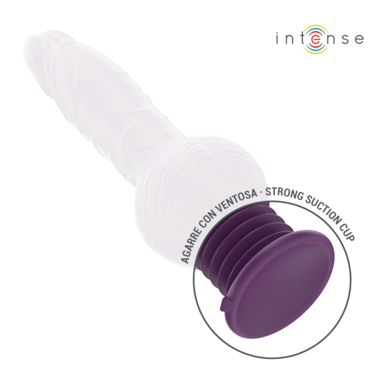 Intense Tatum – Vibrateur Multifonction Violet 24 cm avec Mouvements Haut‑Bas