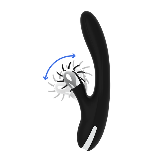 Black&Silver Bunny Grimm Wave Function – Vibrateur Rabbit Puissant et Multifonction