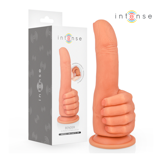 Intense Bender Stimulateur Point G Flexible 11,3 cm – Silicone Médical Réaliste
