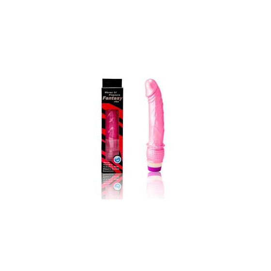 Vibrateur Baile “Vagues de Plaisir” 23 cm rose — Vibromasseur réaliste & multivitesse
