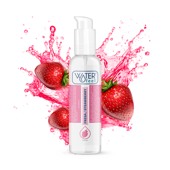 Lubrifiant intimé Waterfeel Fraise 175 ml – Gel lubrifiant aromatisé gourmand