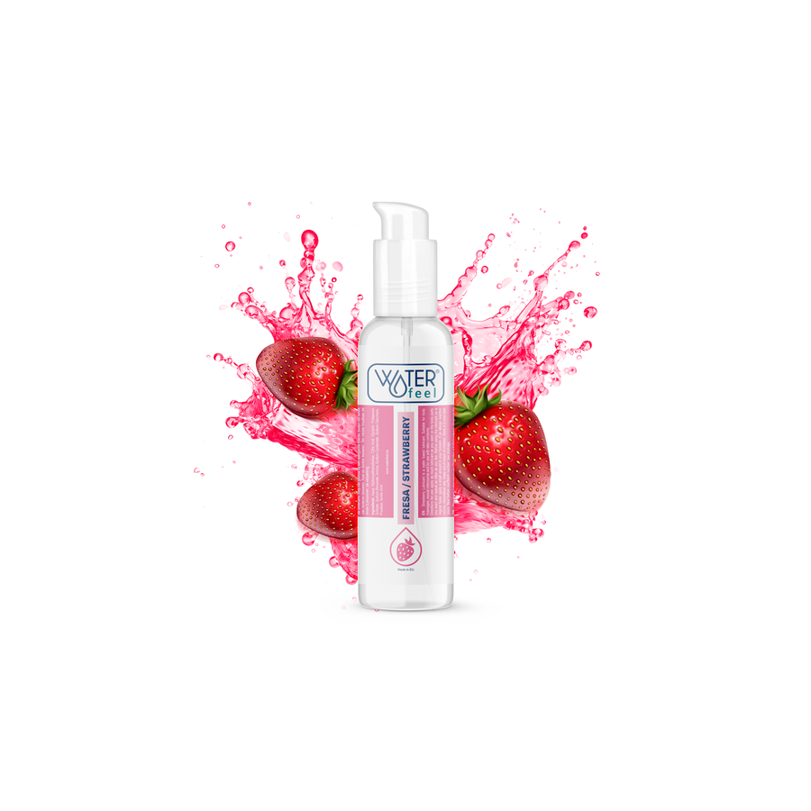 Lubrifiant intimé Waterfeel Fraise 175 ml – Gel lubrifiant aromatisé gourmand