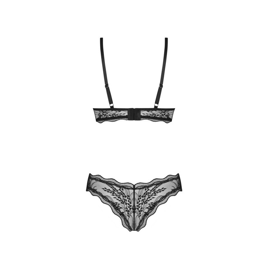 Perisia Ensemble 2 Pièces Noir - Lingerie Sexy | Ma Boutique en Folie