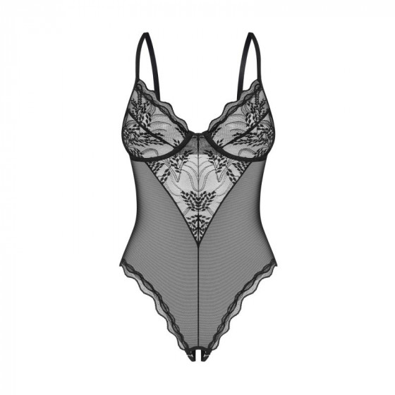 Perisia Body Ouvert Noir - Lingerie Sexy et Audacieuse | Ma Boutique en Folie