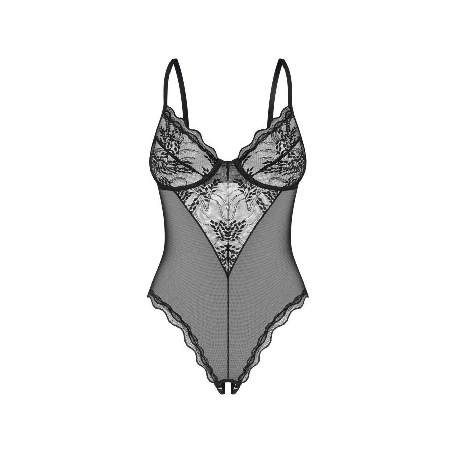 Perisia Body Ouvert Noir - Lingerie Sexy et Audacieuse | Ma Boutique en Folie