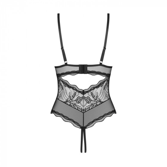 Perisia Body Ouvert Noir - Lingerie Sexy et Audacieuse | Ma Boutique en Folie