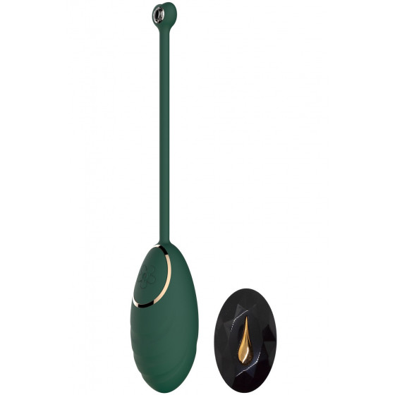 Œuf vibrant vert avec télécommande USB Pas Cher