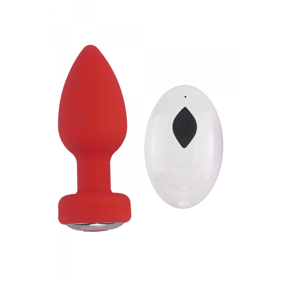 plug anal vibrant en silicone avec télécommande - Ma Boutique en Folie
